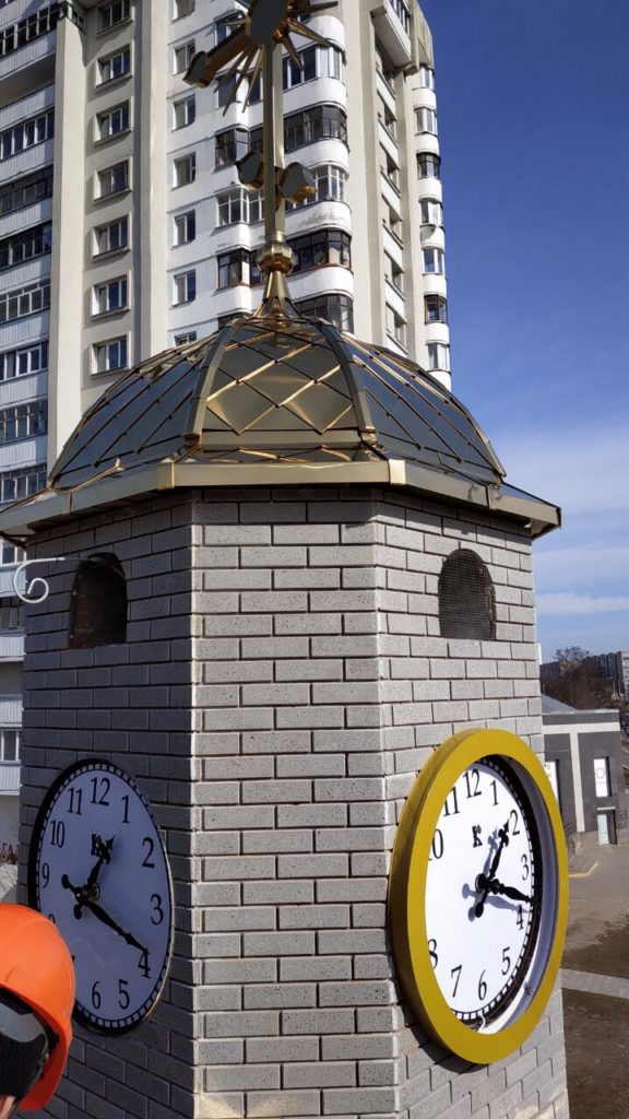 Часы башенные фасадные минск цена установка фото
